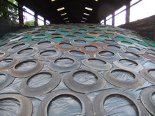 RWN lorry tye sidewalls are the cheapest, and most effective means of applying weight to silage clamp covers, sheets and nets